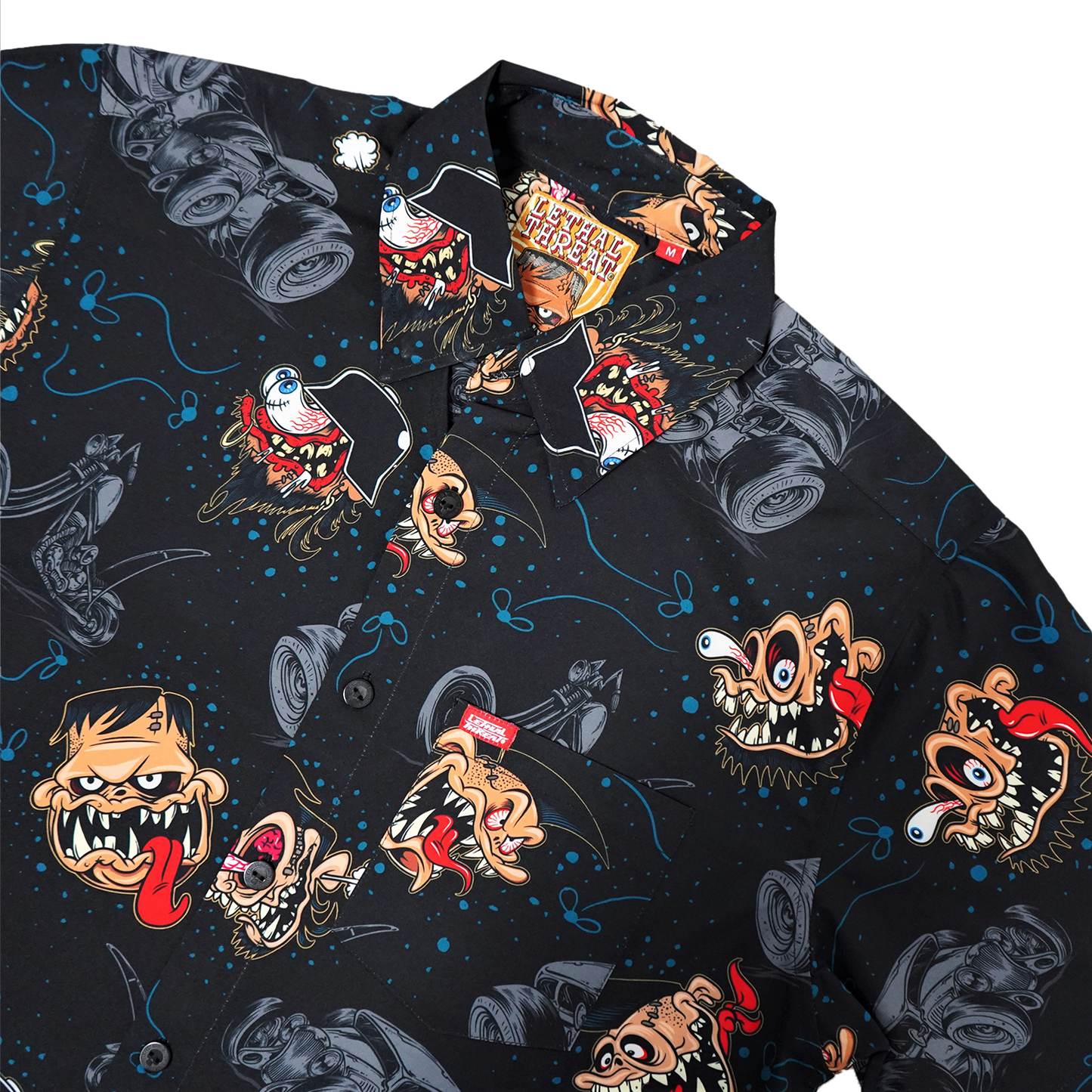 Monster Built Short Sleeve Button Down
