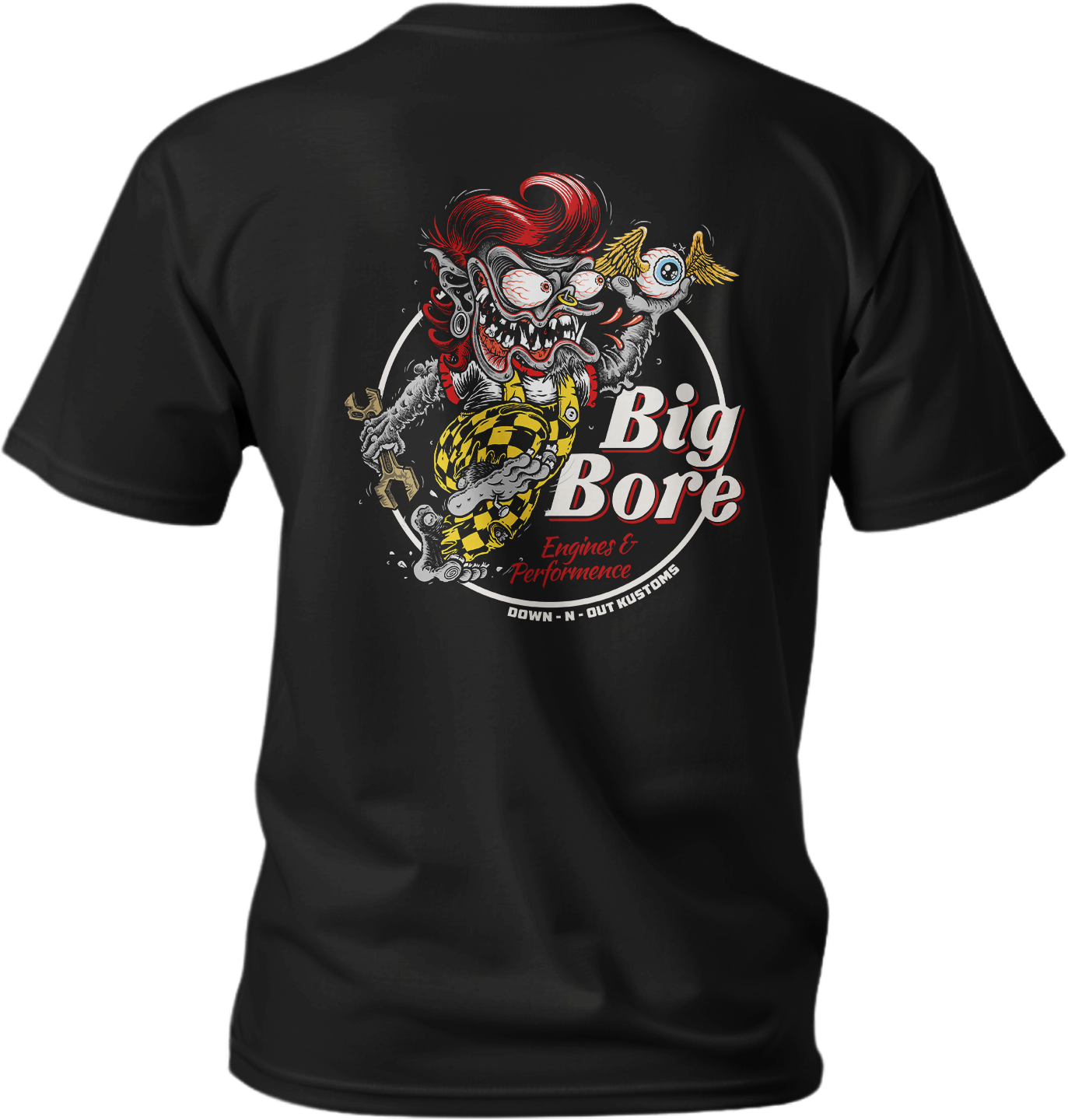 Big Bore Monster Black T-Shirt
