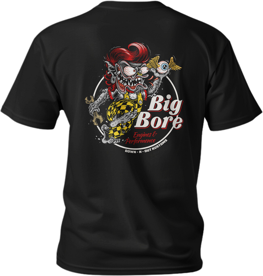 Big Bore Monster Black T-Shirt