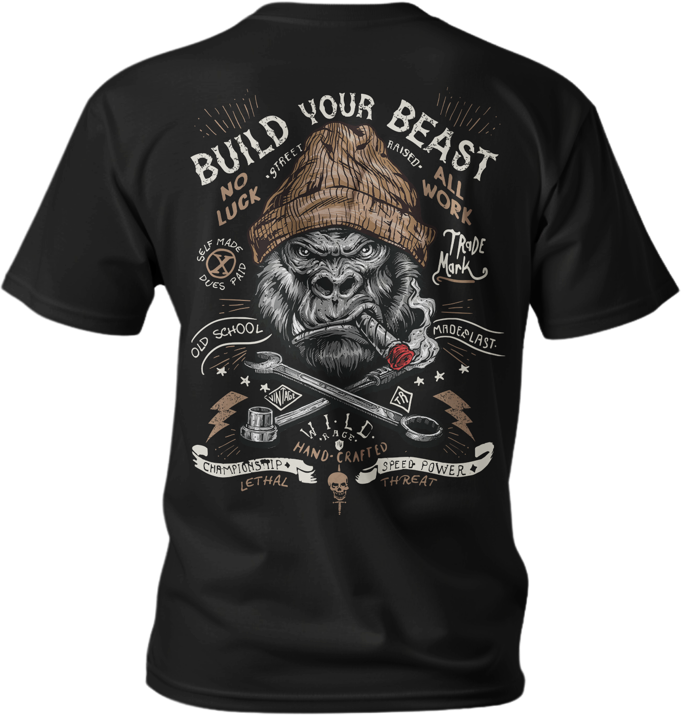Build Your Beast Black T-Shirt