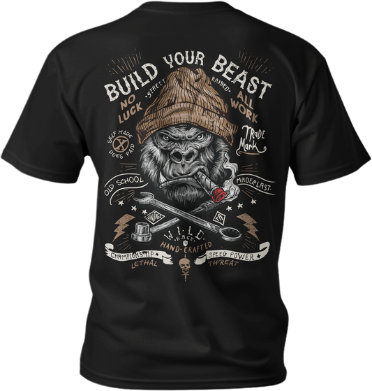 Build Your Beast Black T-Shirt