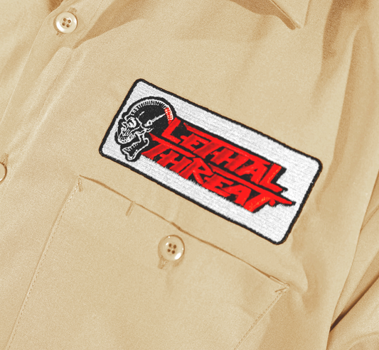 Outta Control Monster Printed Work Shirt / Shop Shirt