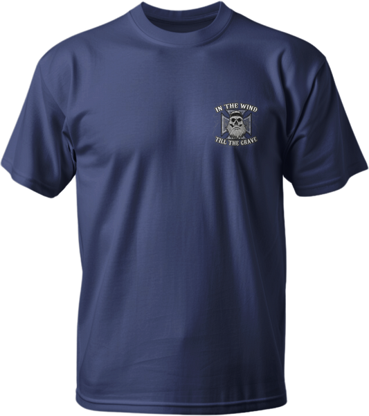 In The Wind Navy Blue T-Shirt