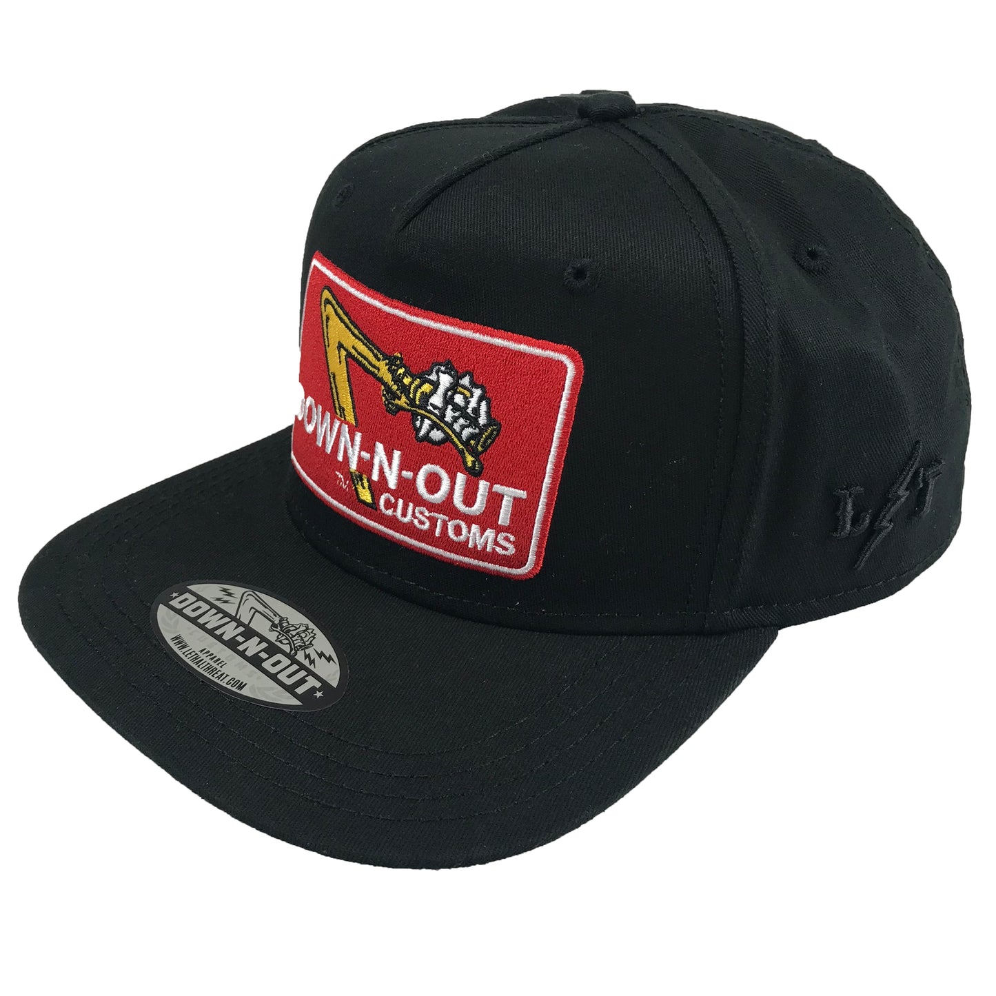 DOWN-N-OUT Flat Bill Hat