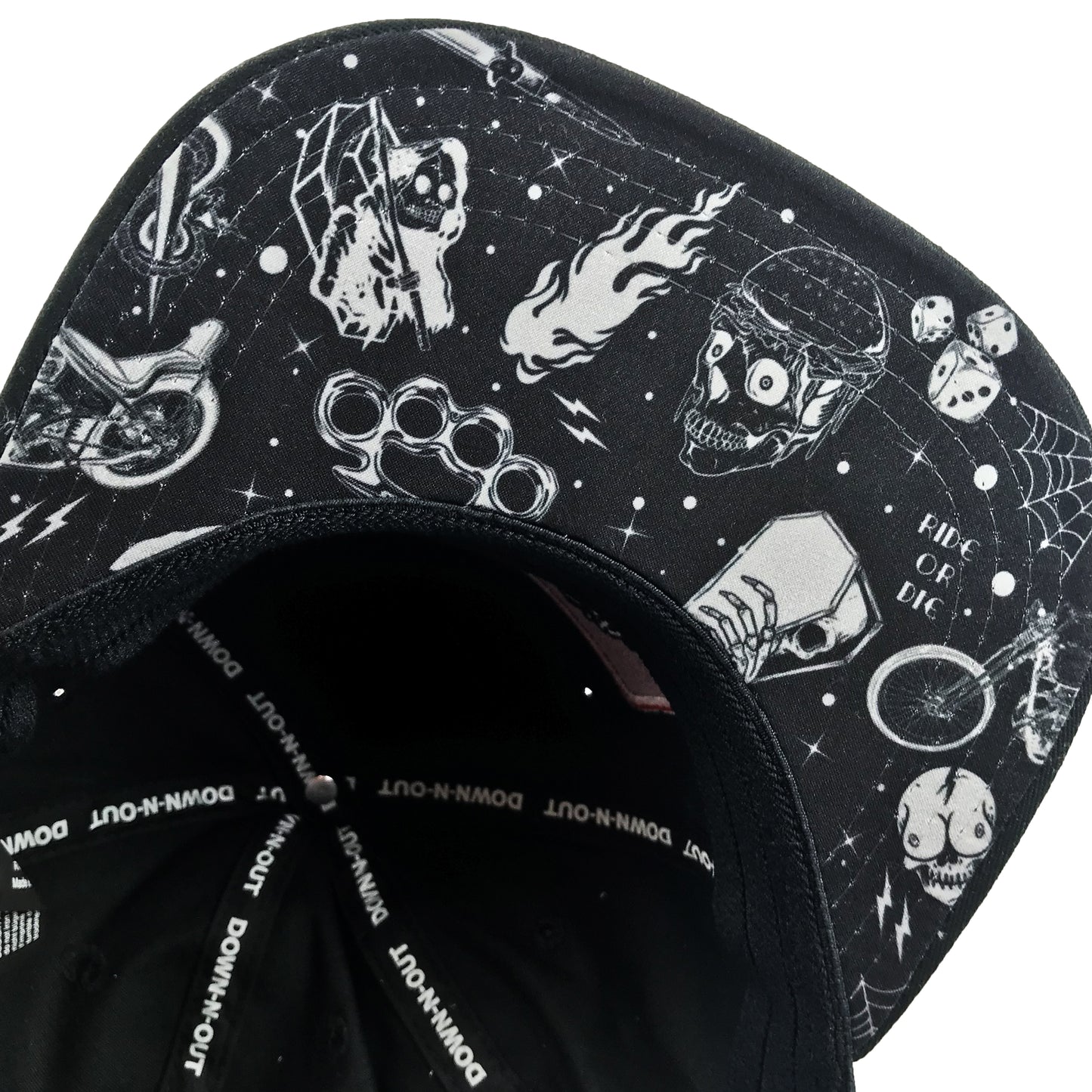 DOWN-N-OUT Flat Bill Hat