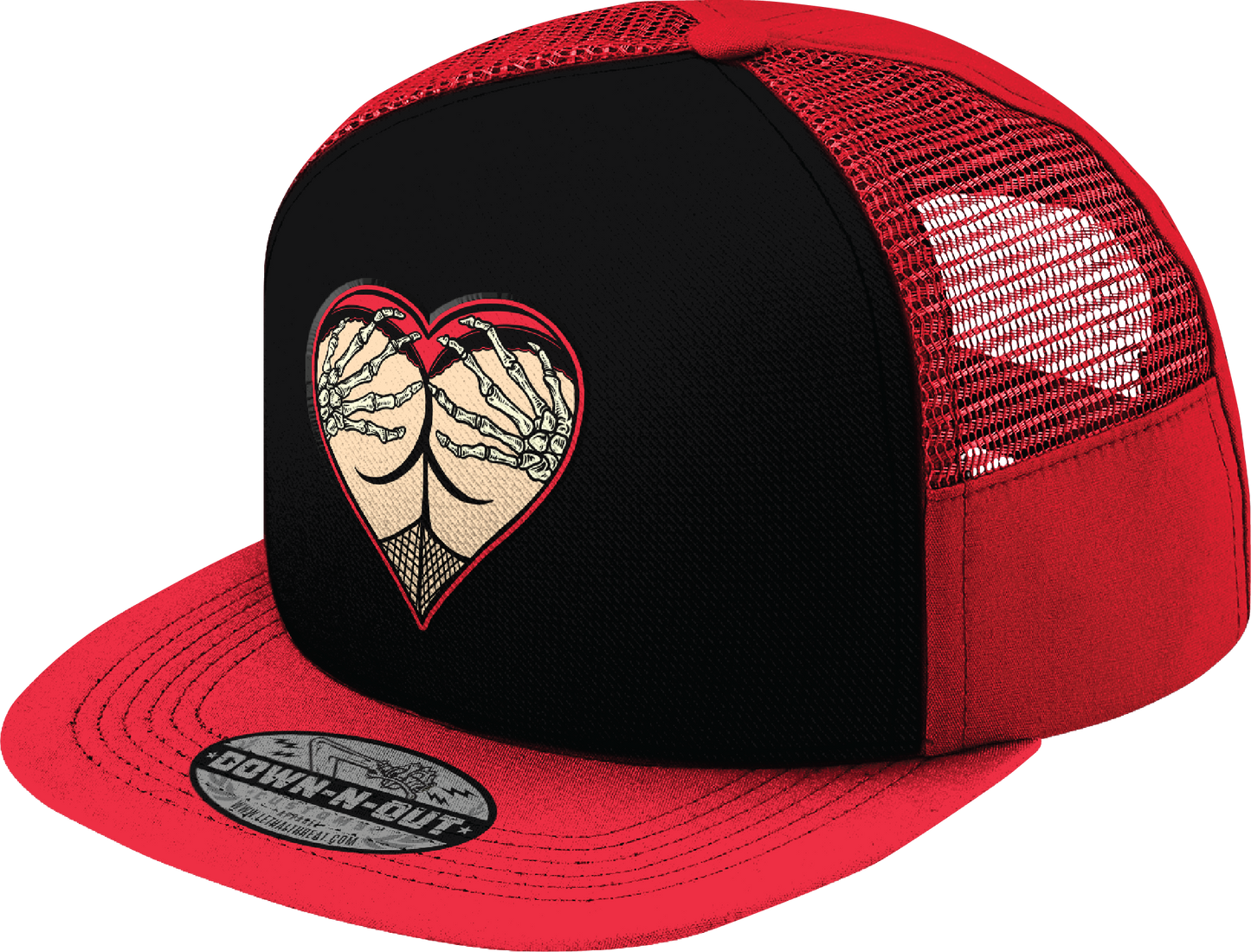 Grab of Death Flat Bill Snap Back Hat