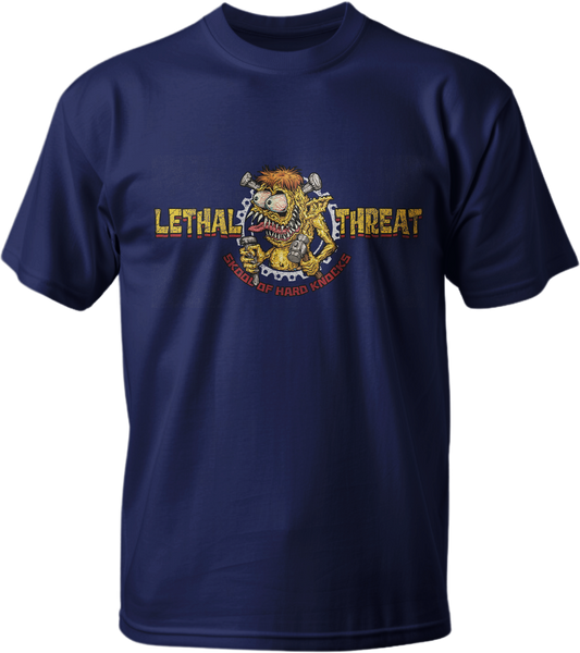 Skool of Hard Knocks Navy Blue Men's Navy-Blue Tee Shirt