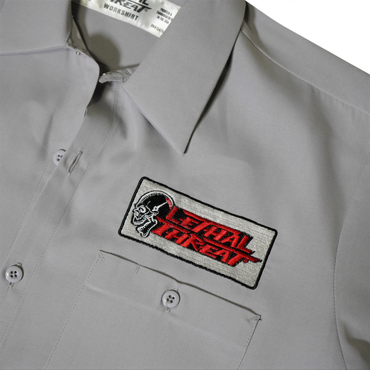 Sinners Garage Printed Work Shirt / Shop Shirt