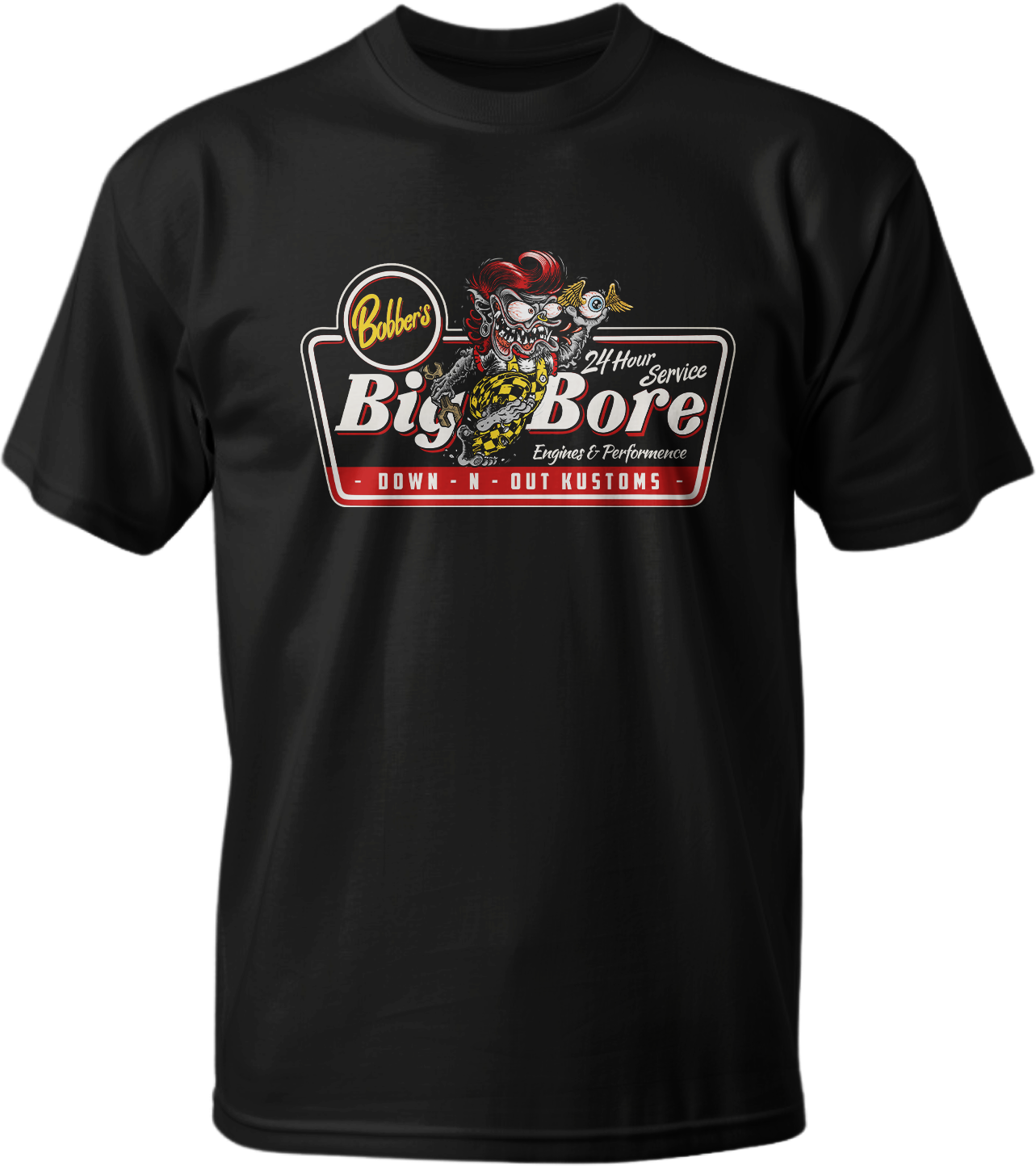 Big Bore Monster Black T-Shirt