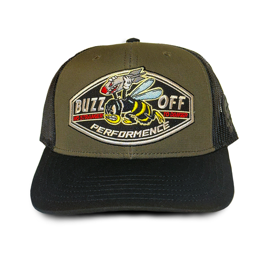 Buzz Off Bee Curved Bill Hat