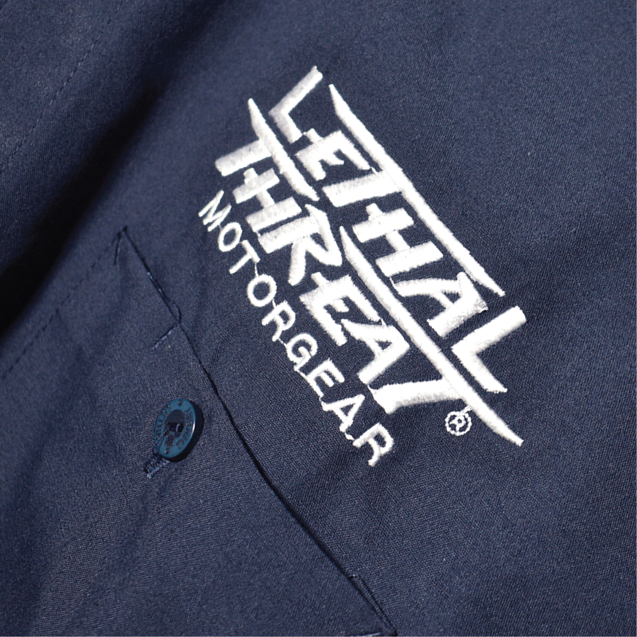 Dead N' Back Embroidered Work Shirt / Shop Shirt