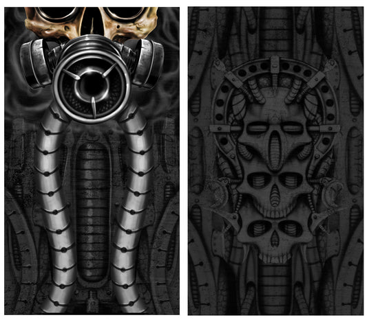 Biomechanical Skull Face Mask / Gaiters
