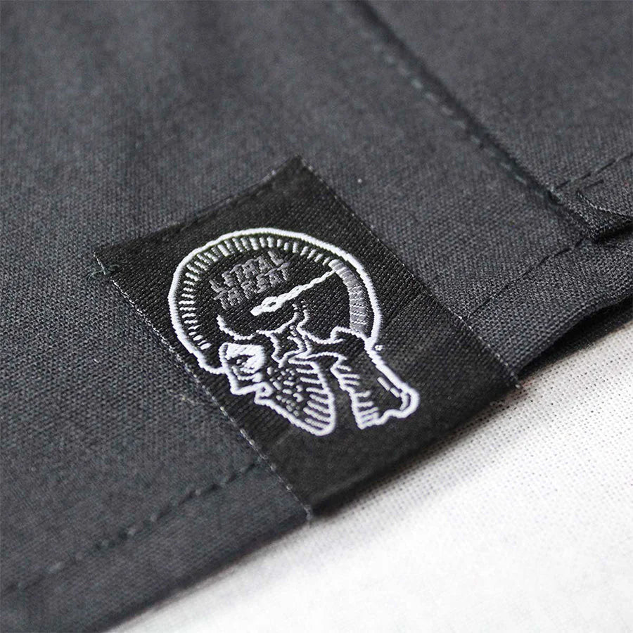 Ace Pinstripe Embroidered Work Shirt / Shop Shirt