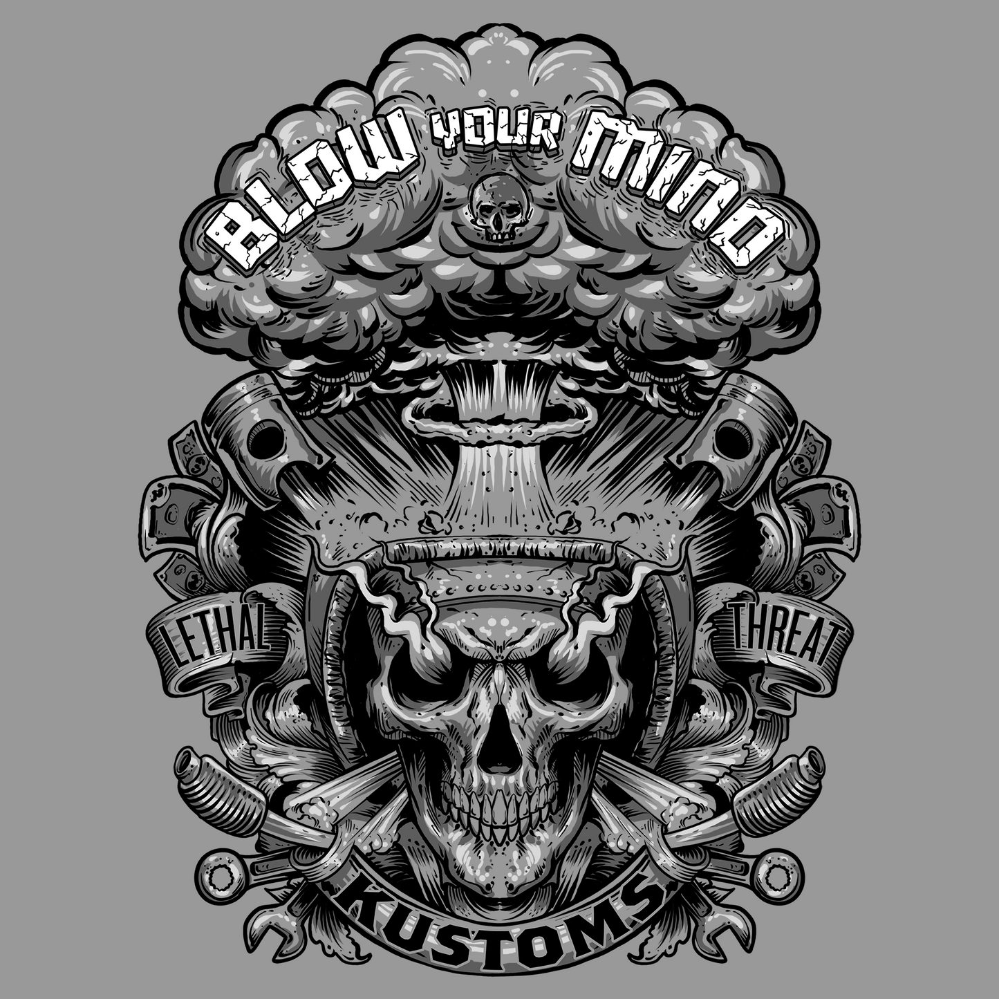 Blow Your Mind Kustoms Tee Shirt