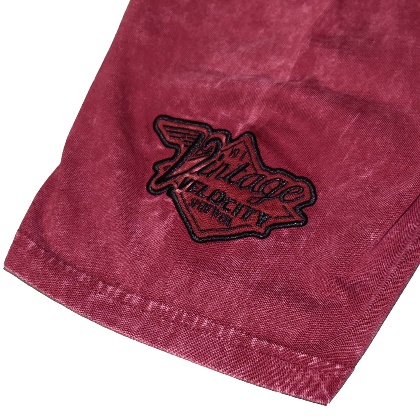 Eye For An Eye Vintage Washed Men's Burgundy Rust Tee Shirt