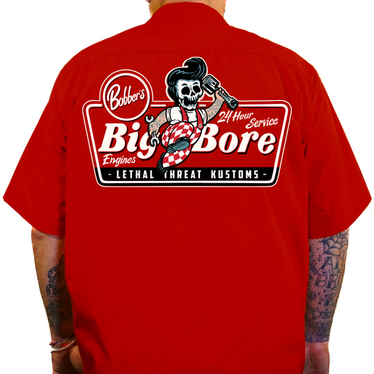 Big Bore Printed Work Shirt / Shop Shirt