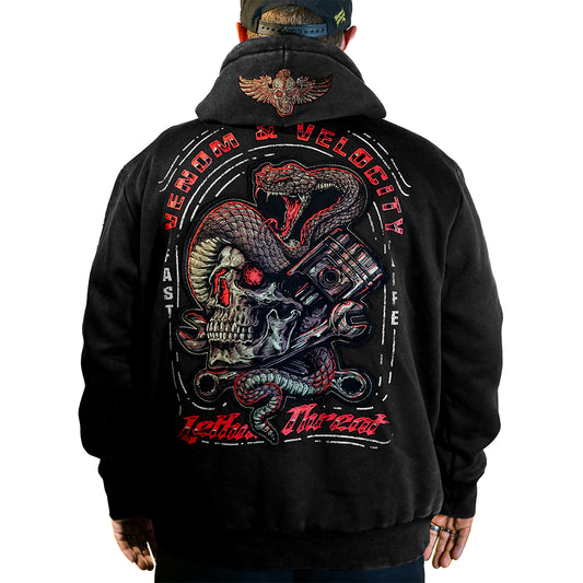 Venom and Velocity Zip Up Hoodie