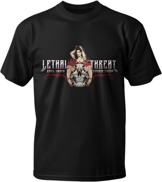 Evil Iron Speed Shop Men's Black Tee Shirt