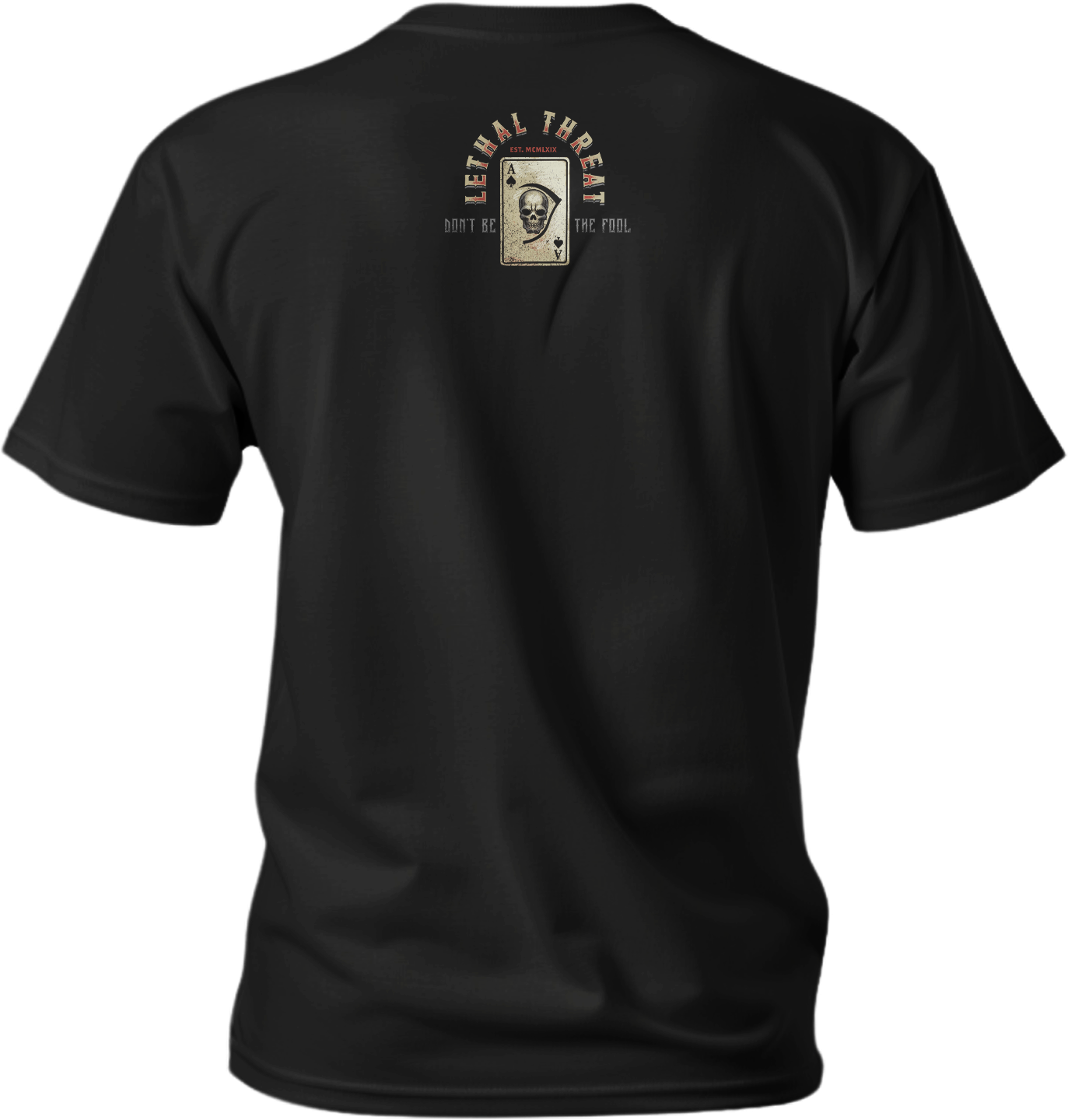 Play the Hand Jester Men's Black Tee Shirt
