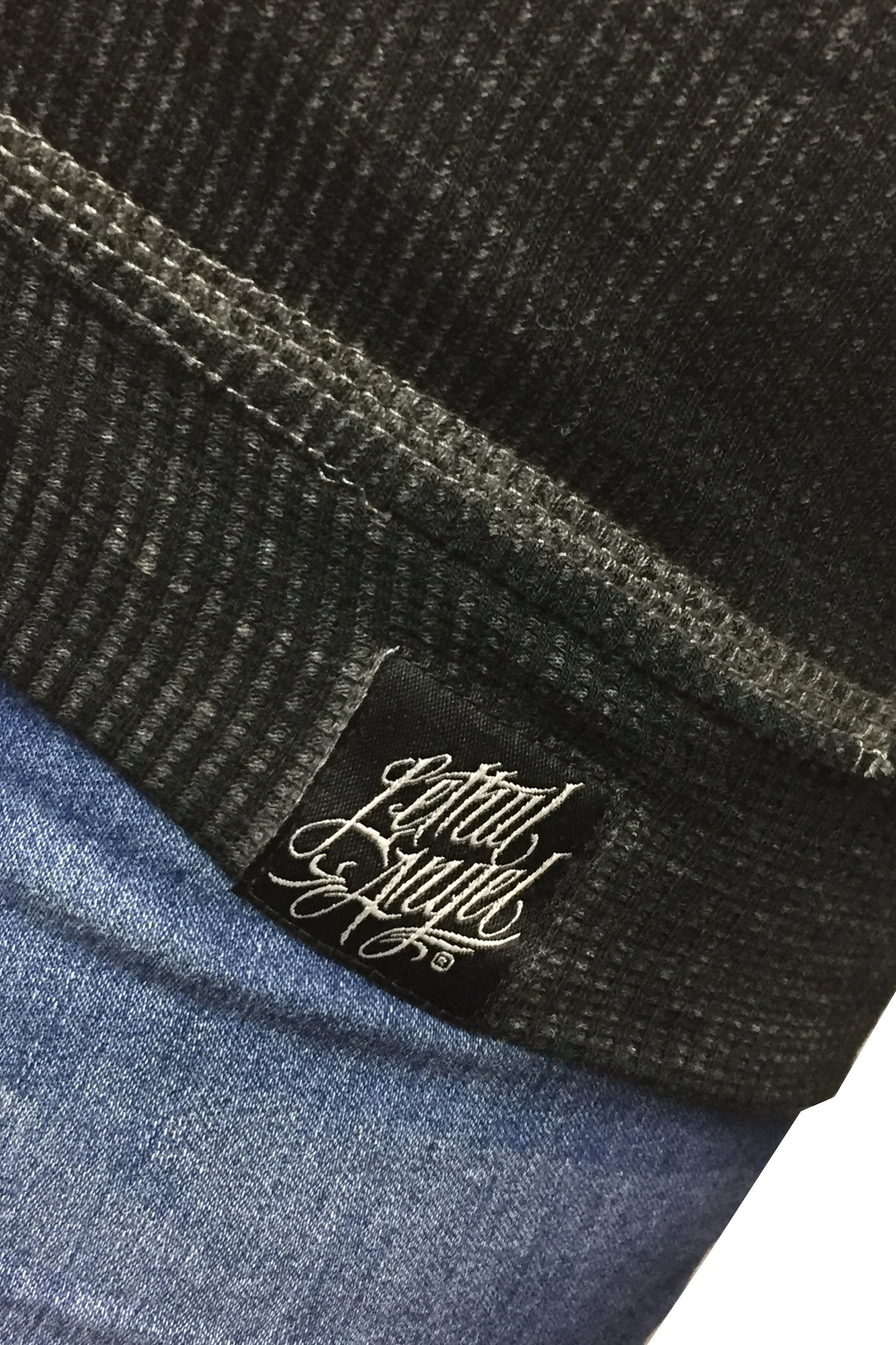 Grunge Skull Patch Hoodie