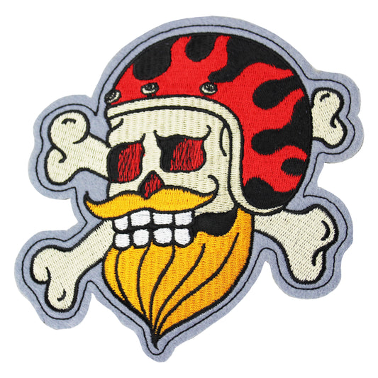 Beard Biker Patch