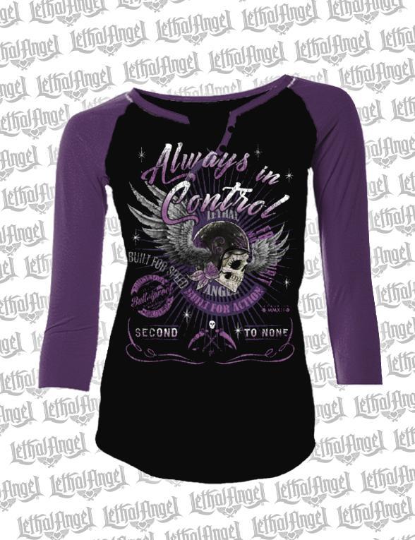 Always in Control Raglan 3/4 Sleeve Shirt