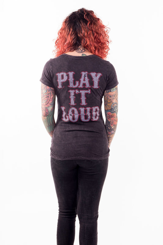 Live Loud V-Neck Tee