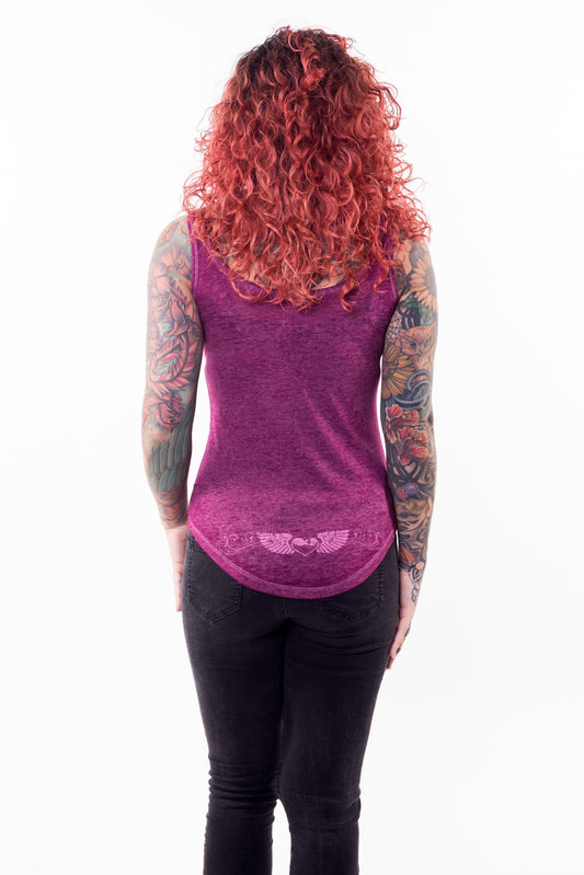 Sinners & Saints Lace Up Tank Top