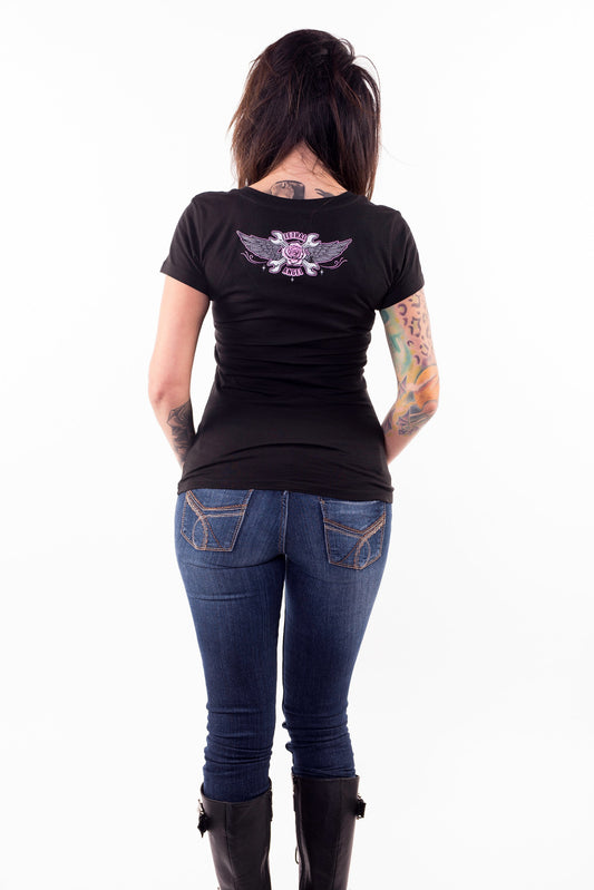 Rattle And Roll V-Neck Tee