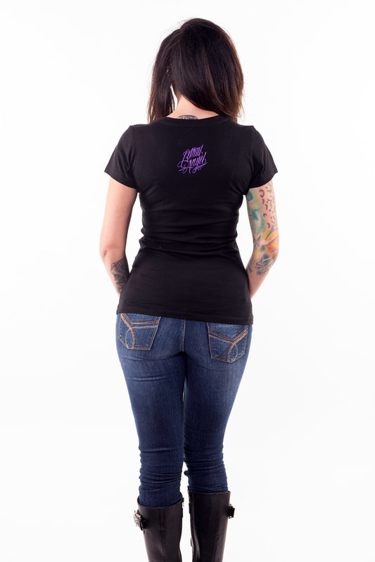 Butterfly Light V Neck Tee