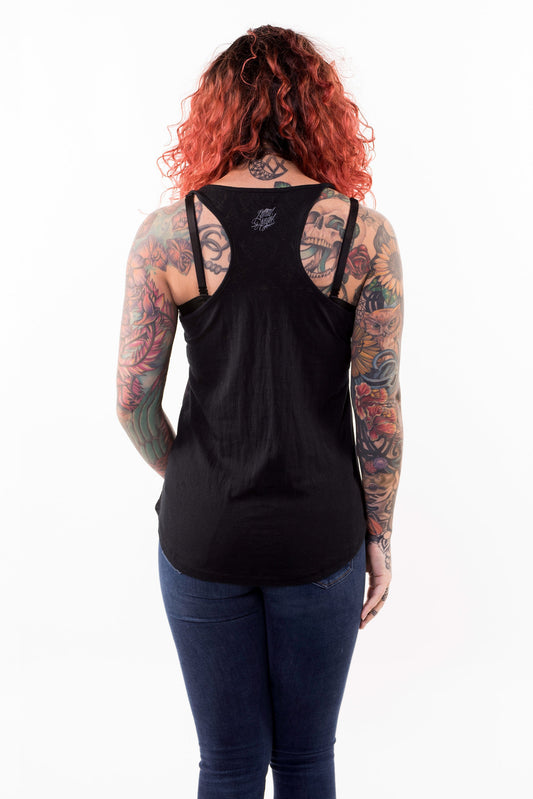 Skull Couple Sublimation Razor Back Tank Top