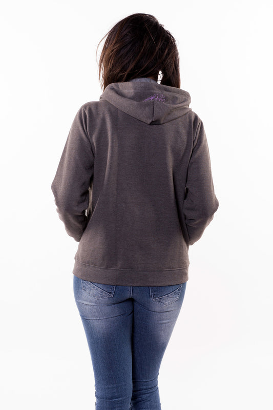 Embroidered Wing Skull Hoodie