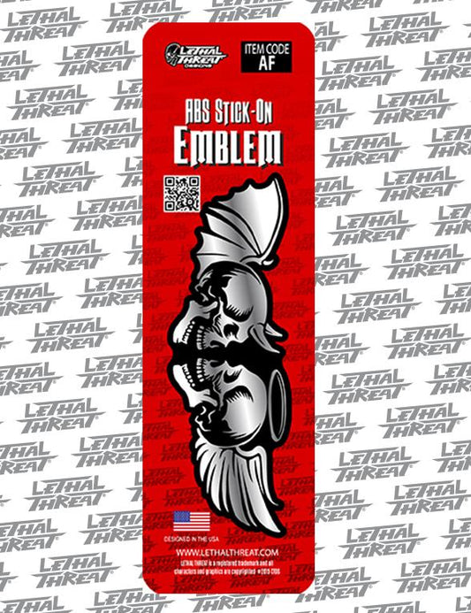 Angel, Devil Skulls ABS Emblem