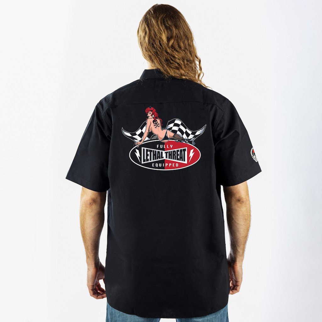 Fully Equipped Embroidered Work Shirt