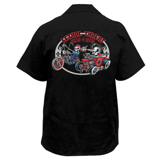 Bikes & Rods Embroidered Work Shirt