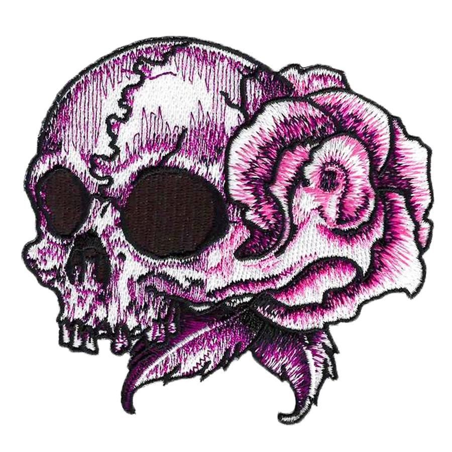 Rose Skull LT Fashion Patch