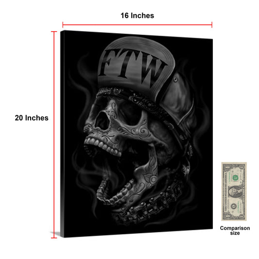 FTW Skull Canvas