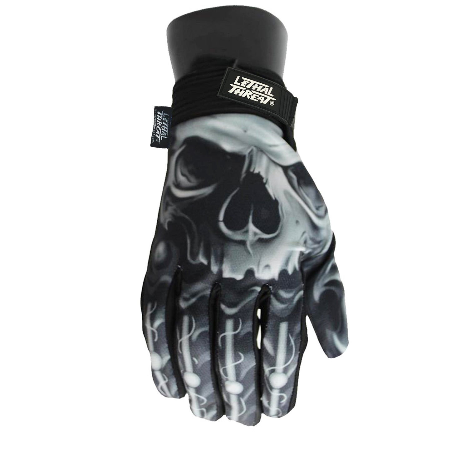 Biomechanical Skull Gloves