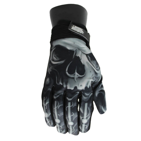 Biomechanical Skull Gloves