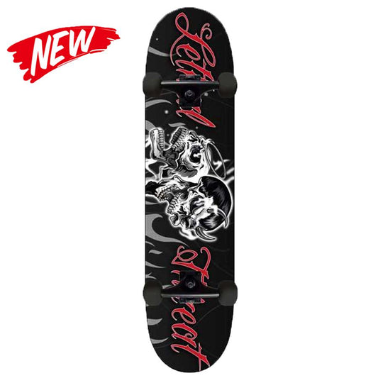 Black & White Angel and Devil Skateboard