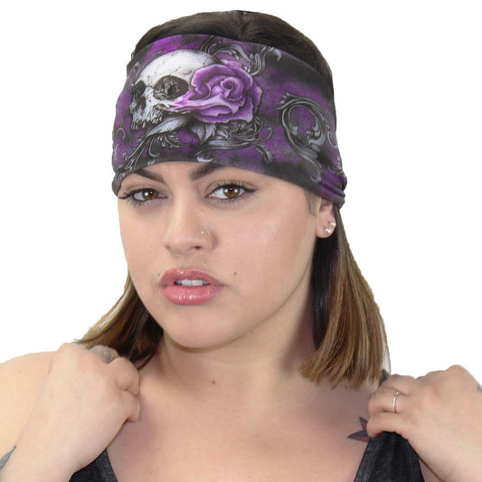 Floral Skull Headband