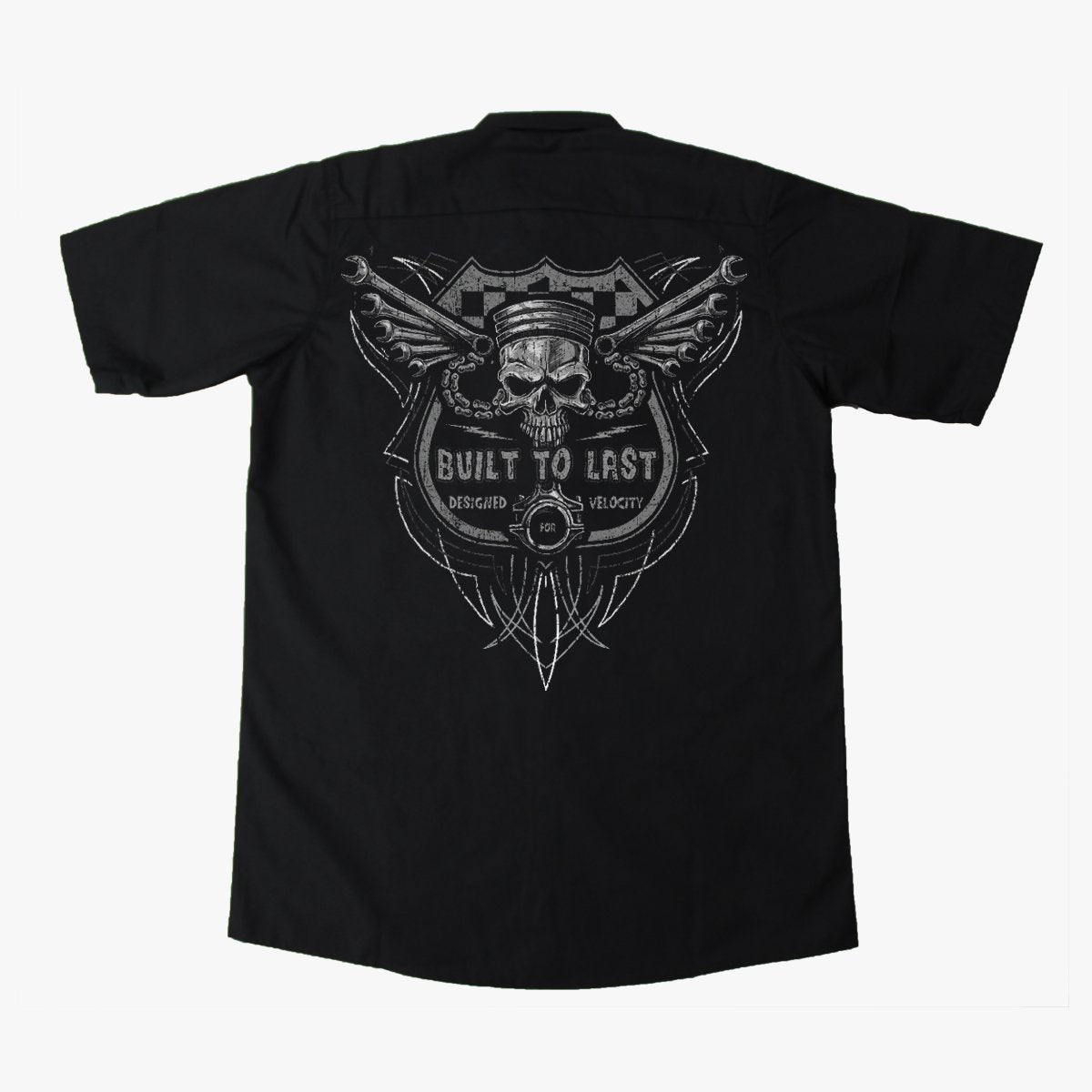 Built To Last Screen Printed Work Shirt