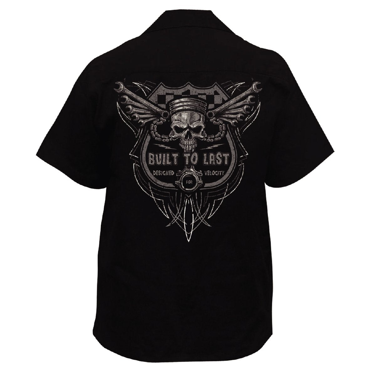 Built To Last Screen Printed Work Shirt