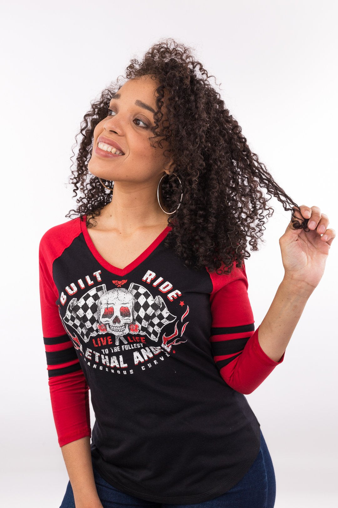 Built To Thrill 3/4 Raglan Sleeve Shirt