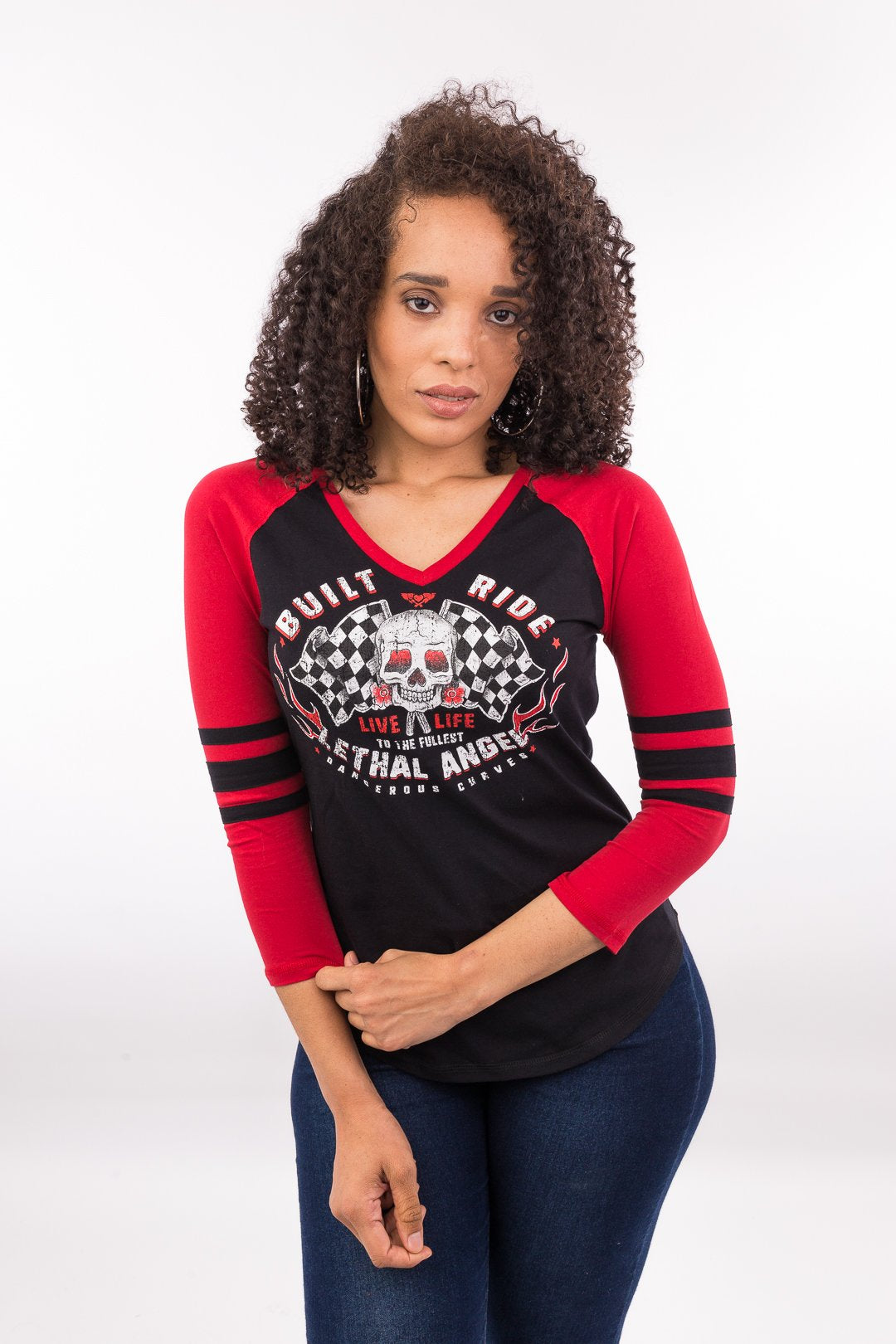 Built To Thrill 3/4 Raglan Sleeve Shirt