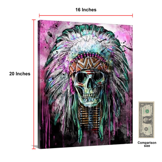 Renegade Skull Canvas