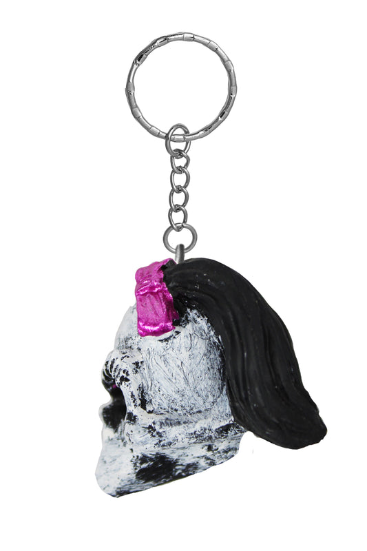 Girl Skull Key Chain