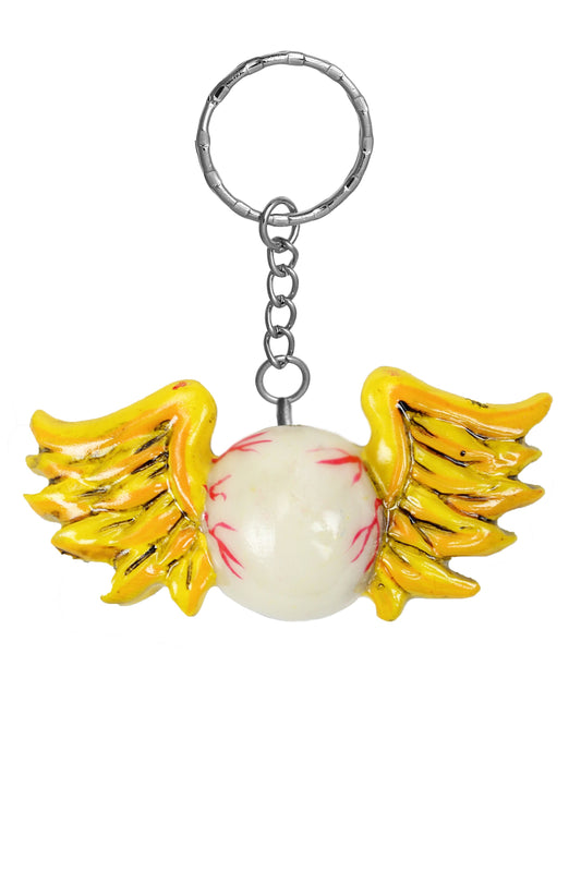 Flying Eyeball Key Chain
