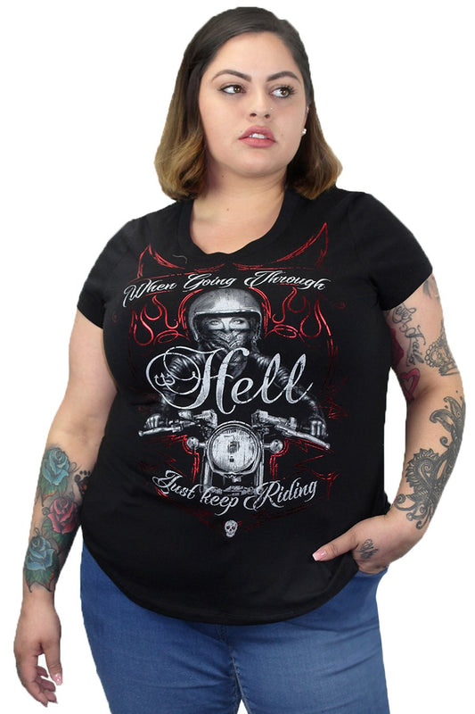 Just Keep Riding Tee