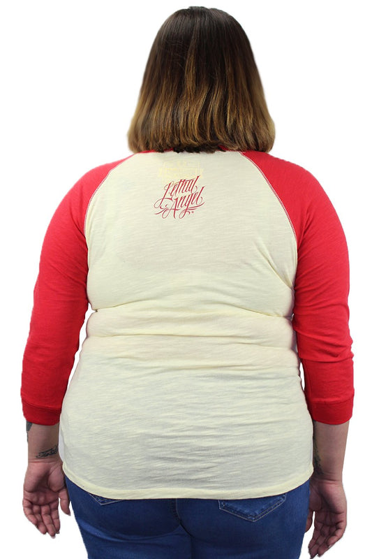 Hard to Catch 3/4 Raglan Sleeve Shirt